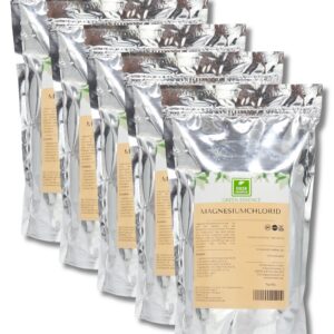Magnesiumchlorid Flocken 5kg - Grüne Essenz | Magnesium-Badeflocken für natürlichen Fußbadesparen - Magnesiumkristalle -