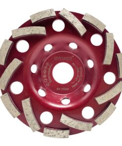 GVHAKG Diamant Schleiftopf Für Beton & Stein - Geschmeidige Polierprozess für Mauerwerk & Fliesenkleber, 125mm×2|23mm, P