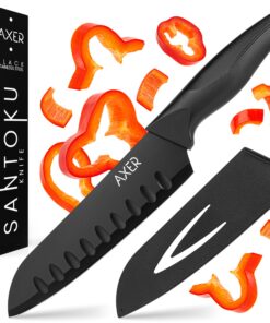 Scharfe Axer Santoku Messer - Japanisches Küchenmesser für Profis - Ideal für Küchenzenith Küchenmesser 20cm