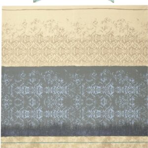 Erwin Müller Bettwäsche Mako-Satin Ornamente Mint-Silber - feinste Baumwolle, angenehmes Schlafklima, praktischer Reißve