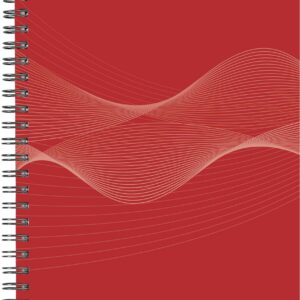 Wochenplaner Alpha Edition Rot 2024 - Büro-Kalender A5 - Cheftimer - Ringbindung | Wochenplaner Alpha Edition Rot 2024
