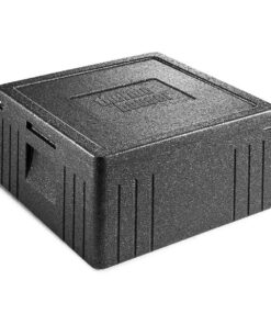 thermohauser Pizza Thermobox inklusive Deckel - Lebensmittelgrade - Lieferserviceoptimiert - 22 Liter Volumen - 41 x 41