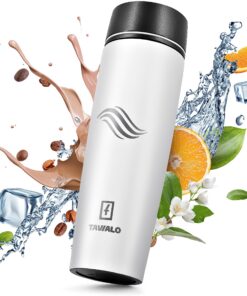 Tavialo Thermobecher schneeweiß matt Inox Edelstahl - perfekt für Kaffee bei jeder Gelegenheit | Tavialo Thermobecher 4