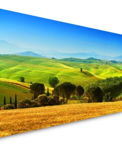 Toskana Italien Panorama Leinwand Bild 120x60cm XXL Wohnzimmer Deko Kunstdrucke
