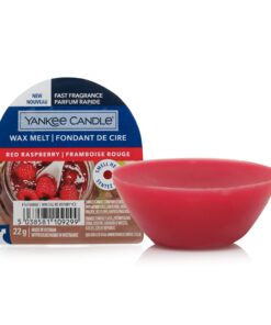 Yankee Candle Red Raspberry Wax Melts | Duftdauer bis zu 8 Stunden | Ideal für Hausbesitzer | Zimt- und Vanillenote | 1