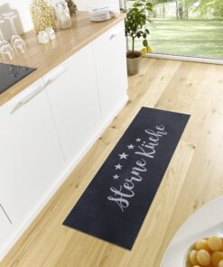 Hanse Home Cook & Clean Küchenläufer – Sterneküche Motiv, rutschfest, Pflegeleicht, 50x150cm OEKO-TEX STANDARD 100 – Küc