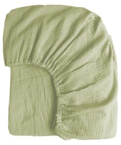 Boqingzhu Atmungsaktiv Green Spannbettlaken 90x200cm Weich Hautfreindlich OEKO-TEX