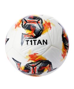 T1TAN Fußball für Vereine - Matchball + Trainingsball - Gr. 5 - Herren & Frauen - thermobonded nahtlos verklebt - High P