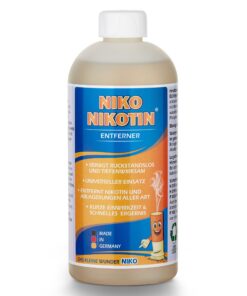 Profi Nikotinentferner 500ml Nachfüllflasche I Kraftvoller Nikotin Entferner Reiniger I Effektiver Kunststoffreiniger ge