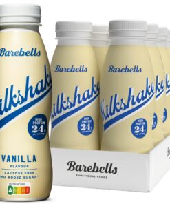 Barbelprotein-Milchshake Vanilla -acemente Proteinie für Merkelende, 8 x 330ml | Barbelprotein Milchshake Vanille 8 x 3