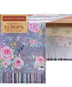 Maison d' Hermine Süß Rosen-Lavendel Teppich für Partys und Abendessen | Feiertage und Küche | Sommerlich komfortabel (5