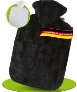 Hugo Frosch Wärmflasche Klassik 1,8l - Made in Germany - großen, auslaufsicheren & geruchsneutralem Bettgewarmtemedium f