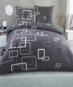 DreamHome Warme Winter Microfaser Thermo Fleece Bettwäsche Größe: 200 x 200 cm - Moderne Design 8 - Warme Winter Bettwäs