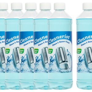 Cleanerist 6x 1L Scherkopfreiniger Nachfüllflüssigkeit für Braun Clean & Renew – Rasierer Reinigungsflüssigkeit Lemon Fr