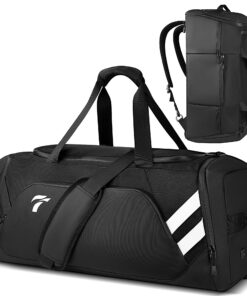 Groß Fitness-Tasche mit Schuhfach und Nassfach für Fitness- und Reiseaktivitäten | 58L Reisetasche mit Schuhfach und Na