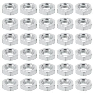 PATIKIL M7x1.0 Stahl Sechskantmuttern für Lampen und Maschinen reparaturbereit 100 Pack Beschläge Schraube Bolzen Befest
