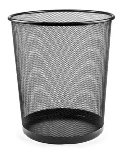 Draht-Papierkorb Mülleimer 18L Höhe 34cm Schwarz