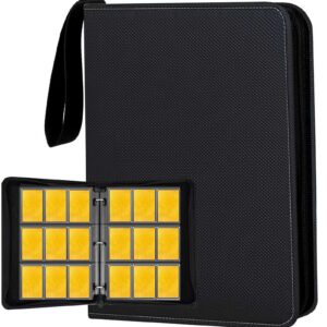 Sammelalbum 900 Karten Schwarz 9 Fächer Schutzhülle Card Binder