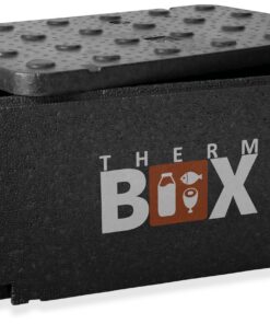 THERM BOX Groß Isolierbox Innenmaß 54x34,5x24cm Warmhaltebox Wiederverwertbar | THERM BOX 46-Liter Kühlbox Styropor Gro