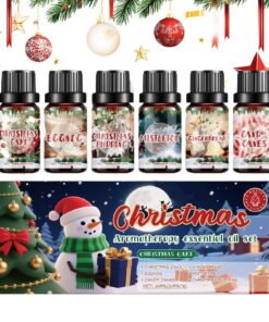 Ätherische Öle Für Diffuser - Herbstliche DuftöleFür Damen & Herren - Raumduft Sets Für Office & Yoga Meditation - 6 Stü