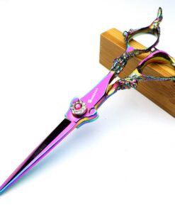 Professionelle Purple Dragon Knight 5,5 Zoll und 6 Zoll Haar Schere für Barbers | Purple Dragon Knight Barber Schere Se