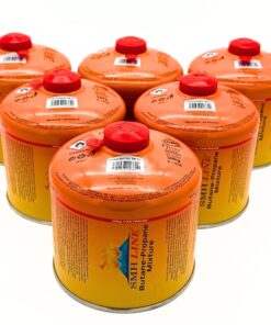 SMH LINE® 6x 500g Butan Propan Gaskartuschen für Bunsenbrenner und Campingkocher