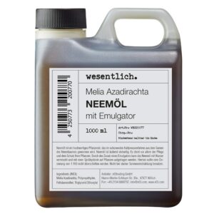 Wesentlich Neemöl Emulgator 1000ml - fertig gemischt für Haus und Garten - hochergiebig für 100l Spray