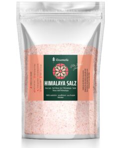 Gourmetia Rosa Kristallsalz aus Punjab Pakistan - 2KG Steinsalz für Gourmet-Kocherei