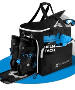 STYNGARD Skischuhtasche SÖLDEN - Mit Helmfach und belüftetem Stiefelfach 54 L - Skischuh-Tasche mit Rucksackfunktion und