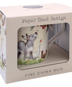 The Leonardo Collection Papierschuppen Design Tasse stilvolle Keramik für Zuhause und Küche Herren Geburtstagsgeschenk