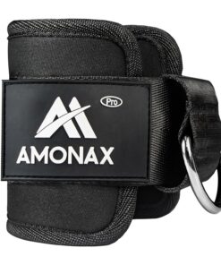 Amonax Fußschlaufe Kabelzug für Fitness Fußgewichte und Fußmanschetten Gewichtstraining - fussschlaufen Fitness - kabelz