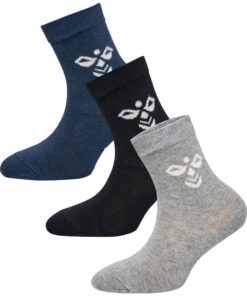 Hummel Long Socks Sutton 3-Pack Kinder Größe - Trendige Warmen Socks für Kleinkinder