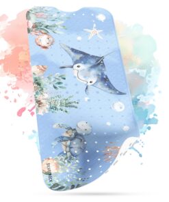 SilverRack Kinder Badewannenmatte rutschfest - BPA frei - Antirutsch Matte - für Baby & Kinder - 100x40cm - Rochen Unter