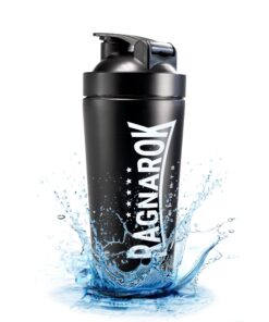 RAGNAROK Edelstahl Protein Shaker 750ml für Fitness-Lovers beim Training & Nach dem Workout