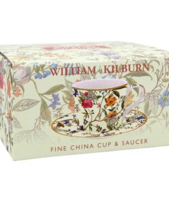 Die Leonardo Collection William Kilburn Tasse und Untertasse - schönes Kaffeetassen-Set für Zuhause und Büro - ideal für