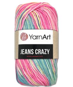 Frida's Wollhaus YarnArt Jeans Crazy Wolle mit Farbverlauf für Handarbeit und Projektionsarbeit 50g (7205 | 516993) Fr