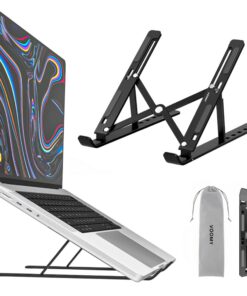 VOOMY Laptop Ständer für Profis im Büro und zu Hause - Faltbar, Höhenverstellbar, Kompatibel mit MacBook, HP, Lenovo - 9