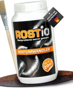 Rostio Rostumwandler 1L – für Auto & Stahl – kein Abwaschen – überlackierbar nach 6–8 h – ergiebig bis 20 m² Rostio Ro