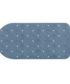 Baroni Home PVC Duschmatte, rutschfest, Avioblau, 37 x 77 cm | Baroni Home Badewanneneinlage aus PVC, rutschfest, Dusch