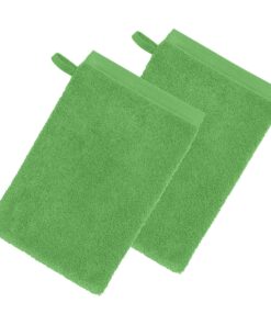 Erwin Müller Waschhandschuh 2er-Pack – 100% Baumwolle, kuschelweich, extra saugstark & schnell trocknend