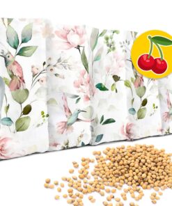 Amilian Kirschkernkissen 55x20 cm - Wärmekissen und Kältekissen mit 100% Kirschkerne - für Mikrowelle geeignet -ideal fü