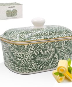 William Morris' Butterdose aus feinem Porzellan für geschmackssorgende Hausfrauen beim Frühstück | William Morris' fein