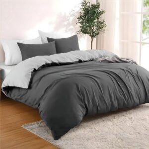 Dreamzie - Bettwäsche Set 100% Mikrofaser ohne Chemikalien - 240x220 cm, 1 Bettbezug + 2 Kissenbezüge 80x80 cm - Zertifi