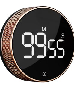 BlueSnail Küche Timer mit LED Digital Display Smart Efficana für Home, Classroom und Büro (Roségold) BlueSnail Timer m