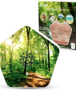 Olymp Sounds of Nature Box | Entspannungsmusik für Stresslosigkeit & Pazifität | Soundbox mit Vogelgesang, Bachgeflüster