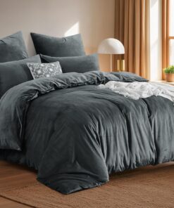 Warme Flauschig Winterbettwäsche Samt Plüsch Cashmere Touch - für Warmhlöcher | Winter Flanell Bettwäsche 155x220 - Per