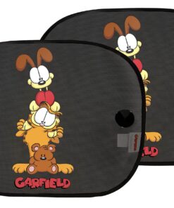 Garfield 2er-Set Sonnenschirme für Kinderreisen | Garfield Sonnenschirme 44 * 36 cm Reisebegleitung | Garfield 2er-Set