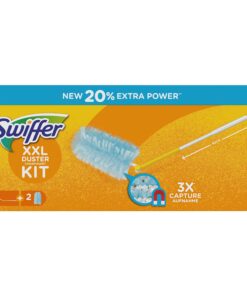 Swiffer Staubmagnet XXL Set - Teleskop-Griff + Tücher für Haushalte mit großen Flächen
