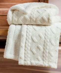 BEDSURE Kuscheldecke für Sofa - Weich und flauschig, 150x200, weiß, OEKO-TEX, Wohnzimmer-decken BEDSURE Sofadecke Dopp