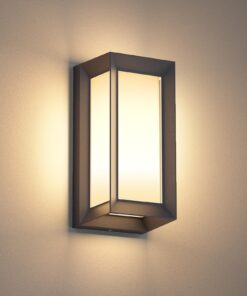 Klighten Außen Wandleuchte, Modern IP65 Aussenleuchte für Eingang Anthrazit